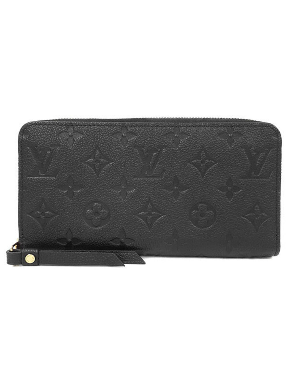 Louis Vuitton Monogram Empreinte Zippy Wallet Round Zipper Long